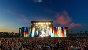 INDIO, CA - APRIL 23:  Porter Robinson & Madeon perform on the Coachella Stage during day 3 of the 2017 Coachella Valley Music & Arts Festival (Weekend 2) at the Empire Polo Club on April 23, 2017 in Indio, California.  (Photo by Christopher Polk/Getty Images for Coachella)